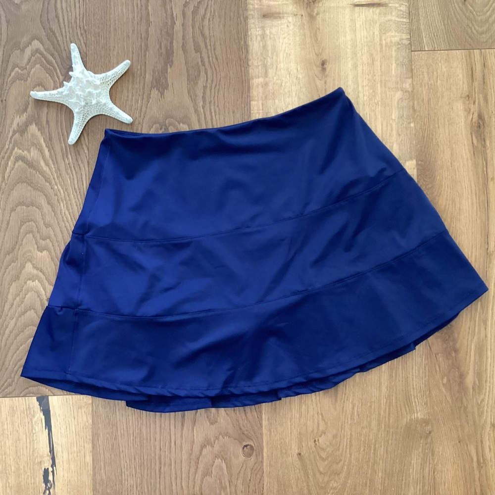 Hill House The Pool Skirt Navy Blue size M - Picture 3 of 7